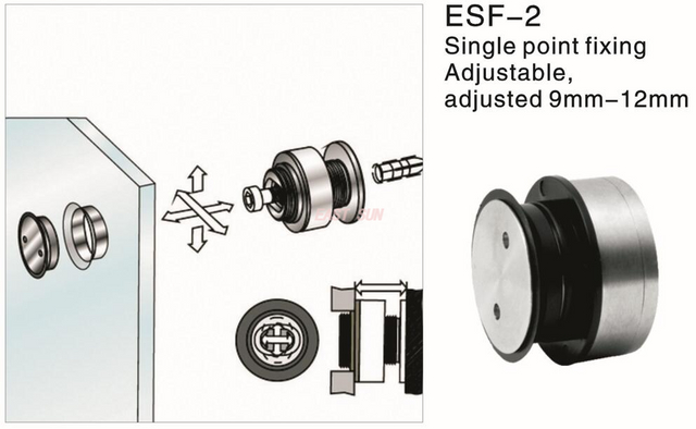 Стеклянные перегородки, стойки для стеклянных соединителей 9-12 мм