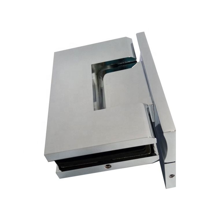 Регулируемая петля для душевой двери под углом 90 градусов от стены до стекла для стекла толщиной 1/2–3/8 дюйма 