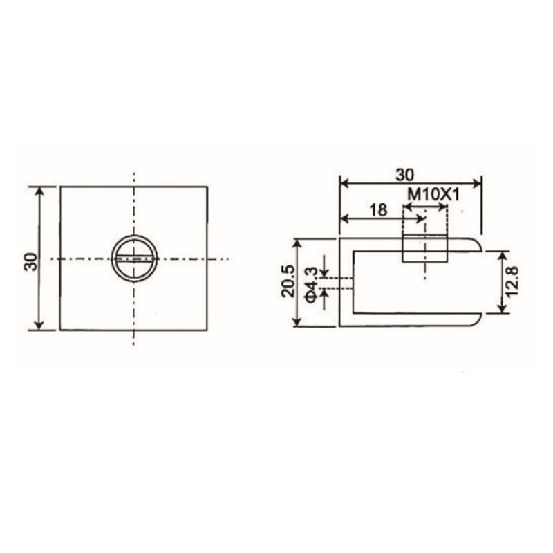 GBF-884A-Зажимы для стекла