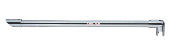 Круглая трубка от стены до стеклянной опорной планки