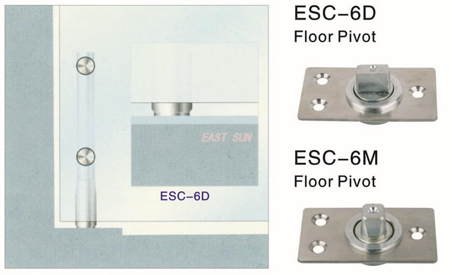 Стеклянная ось двери Напольная ось Dorma MAB