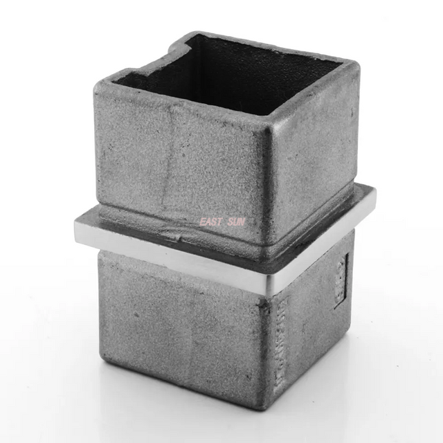 Фитинги для перил лестницы 304 316 Соединитель перил из нержавеющей стали для квадратной трубы