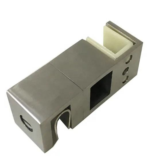 Нержавеющая сталь 304 Аппаратное обеспечение Безрамная раздвижная душевая дверь Напольная направляющая для стеклянной двери