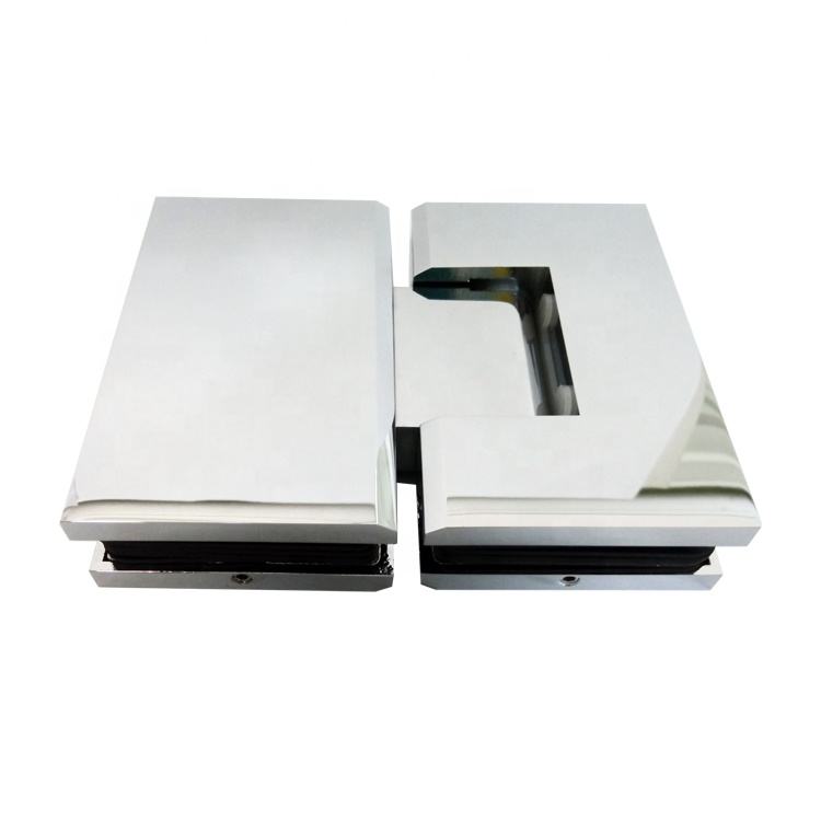 Регулируемая петля для душевой двери под углом 180 градусов от стекла к стеклу для стекла толщиной 1/2–3/8 дюйма