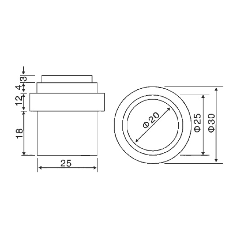 DS-120-Дверные стопоры