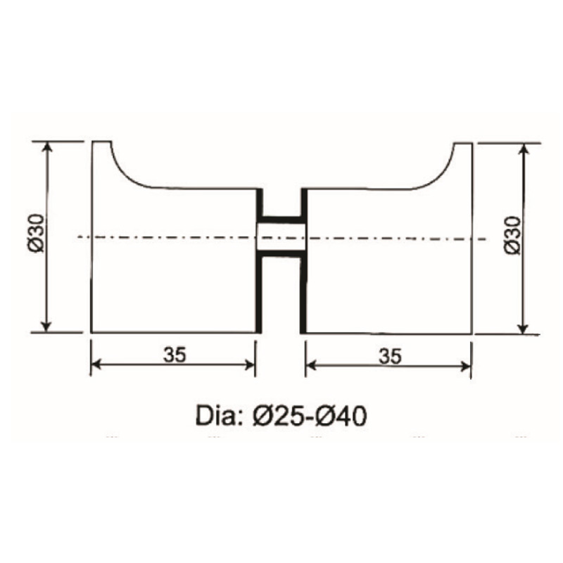 ГДК-15- ручка для душевой кабины