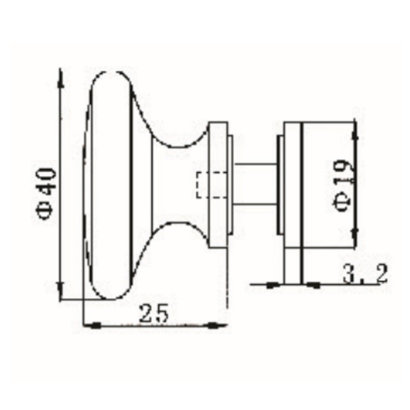 GDK-1001-3- Ручка душевой двери