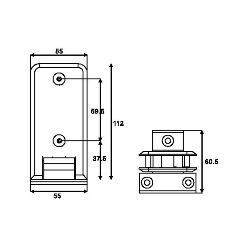 ASH-601-Регулируемые петли для душа