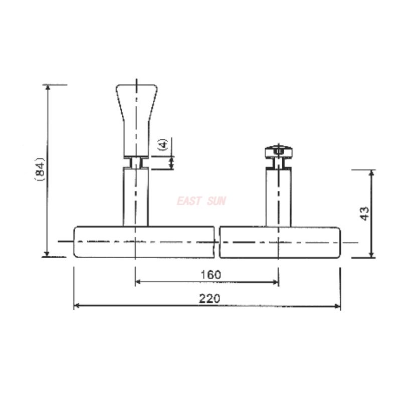 PD-003-Дверные ручки для душа