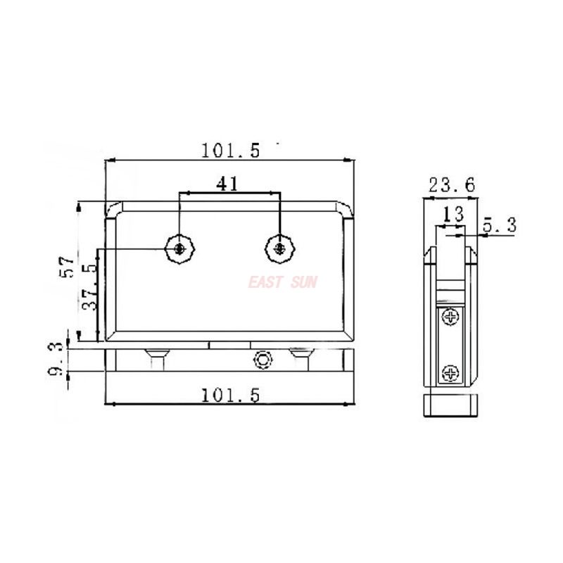 безрамные распашные стеклянные двери