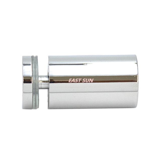 Односторонняя ручка для душевой кабины в форме цилиндра из полированной латуни