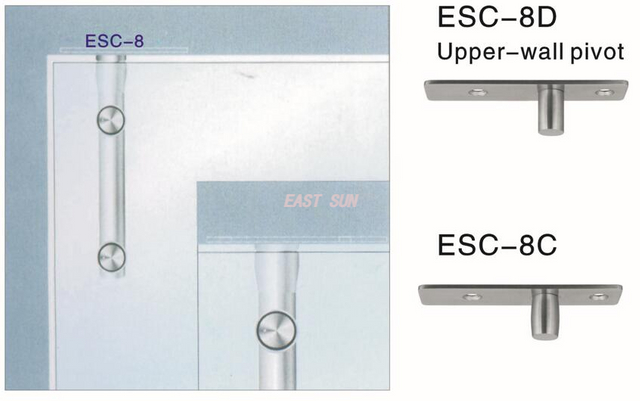 Стеклянная поворотная дверь Верхняя стенная ось Dorma MAB