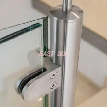 Балюстрадная фурнитура Безрамная нержавеющая сталь 304 316 Лестничный кран Стеклянный зажим для балконных стеклянных перил