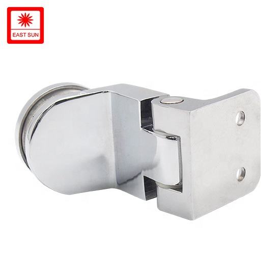 Самые продаваемые латунные 90-градусные зеркальные маленькие дверные петли Стеклянные поворотные петли для дверей шкафа