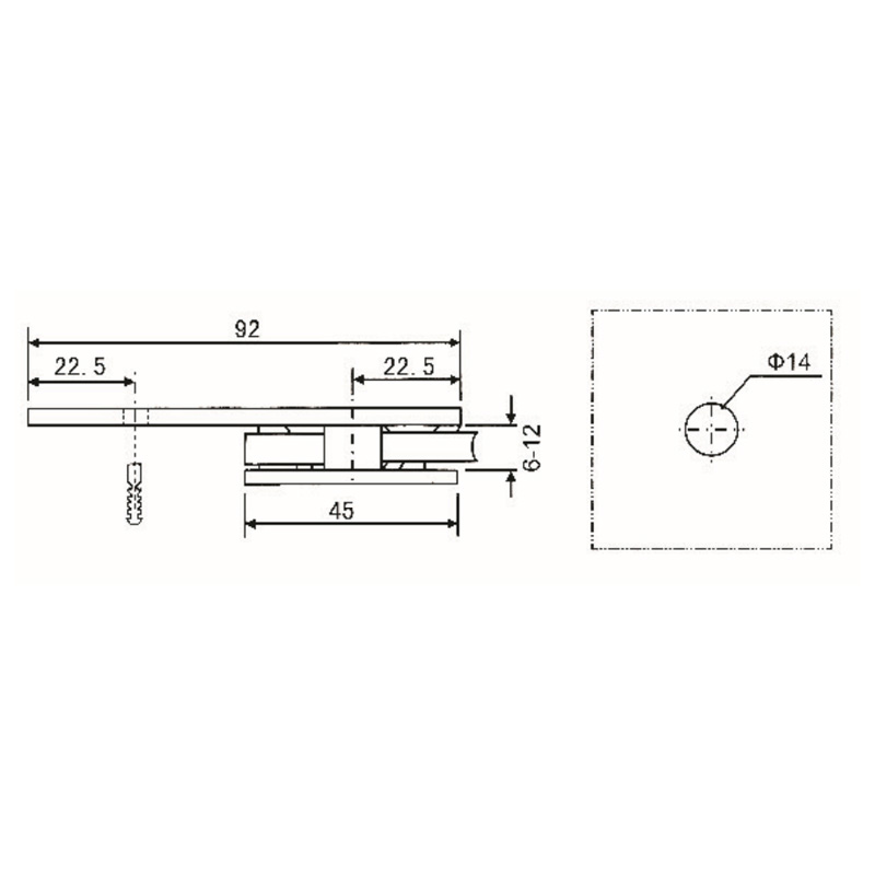 GBF-816-Зажимы для стекла