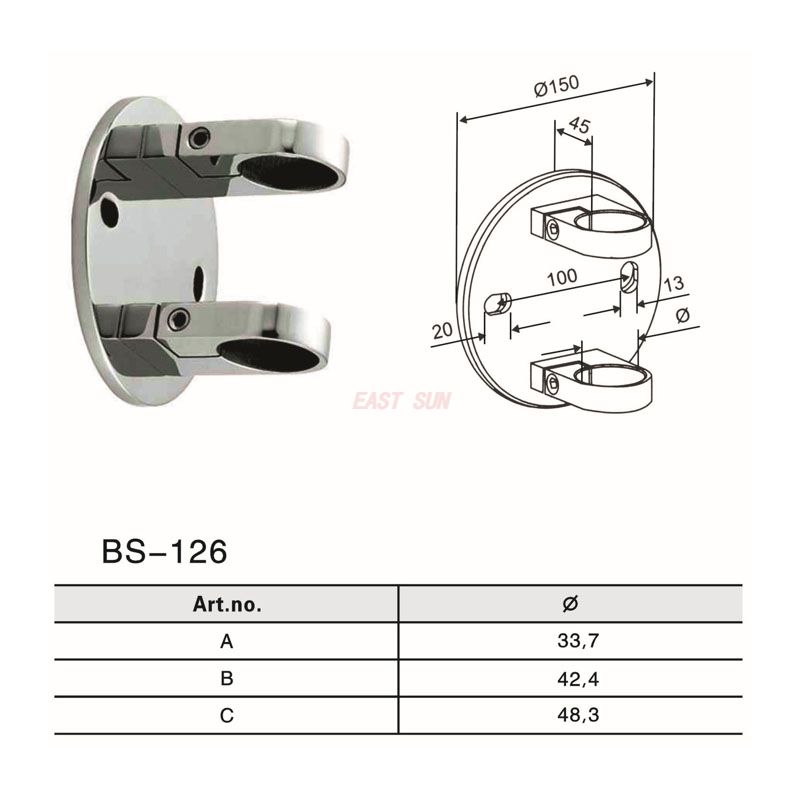 BS-126-Фурнитура для перил