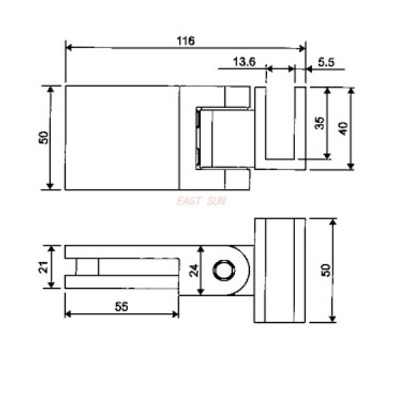 кардинальные дверные ручки для душа 