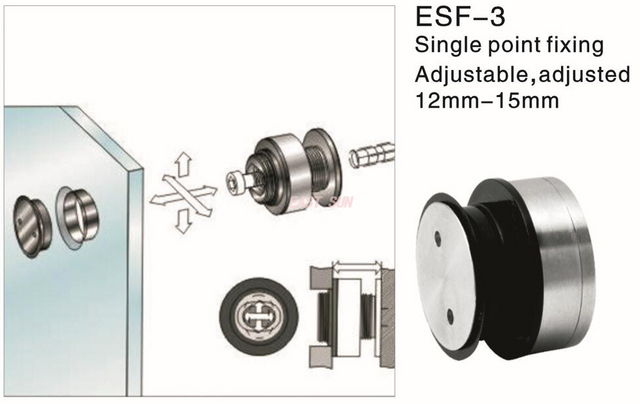 Стеклянные перегородки, стойки для стеклянных соединителей 12-15 мм