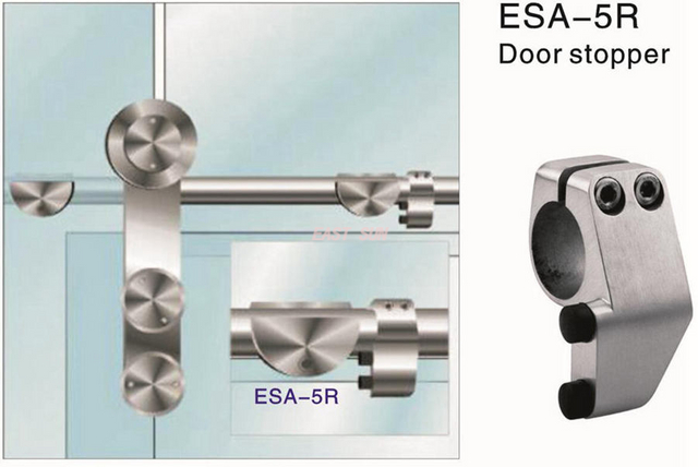 Дверной стопор слева и справа