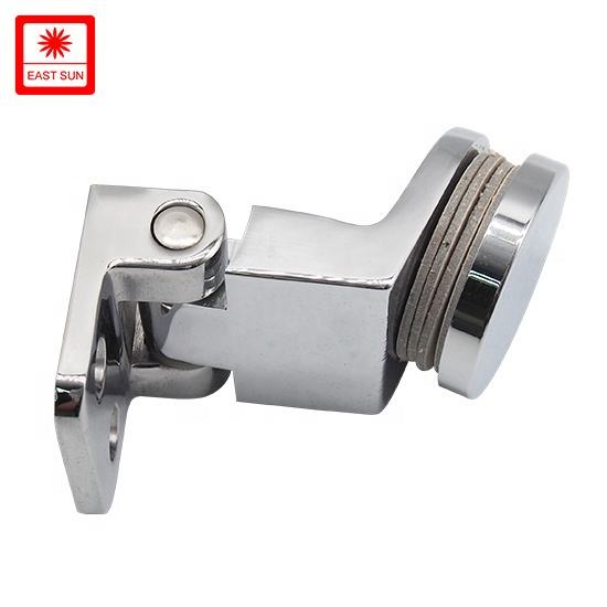 Самые продаваемые латунные 90-градусные зеркальные маленькие дверные петли Стеклянные поворотные петли для дверей шкафа