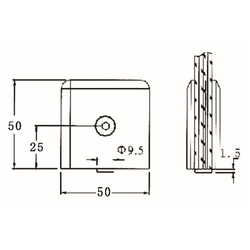 GBF-837-Зажимы для стекла