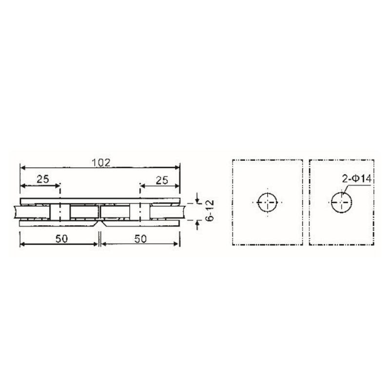 GBF-835-Зажимы для стекла
