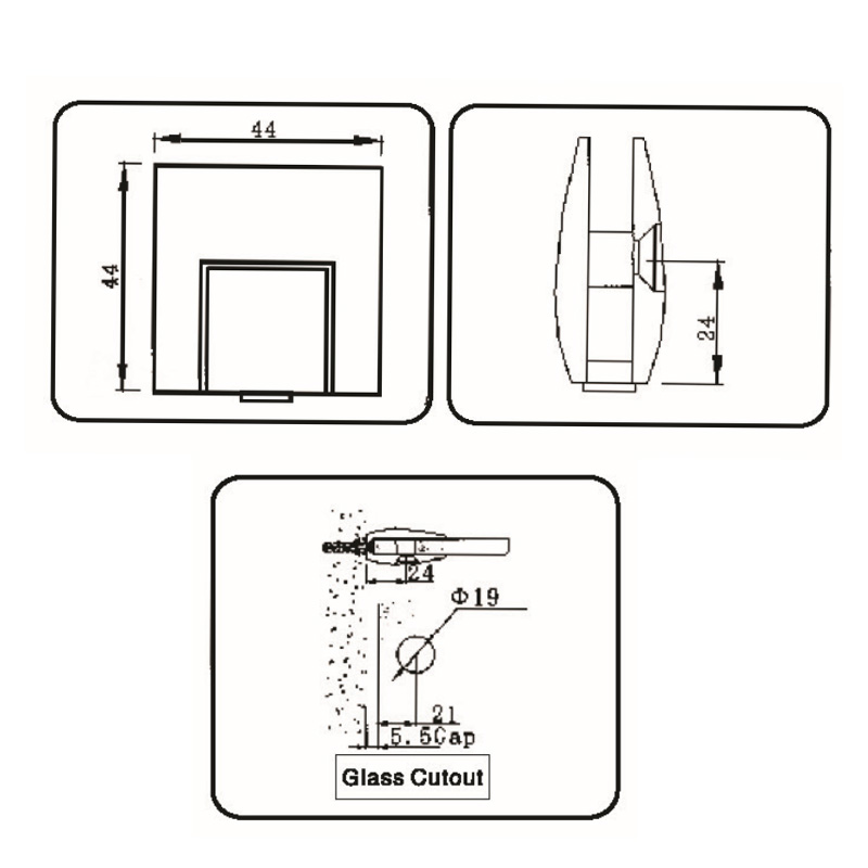 GBF-4001B-Зажимы для стекла