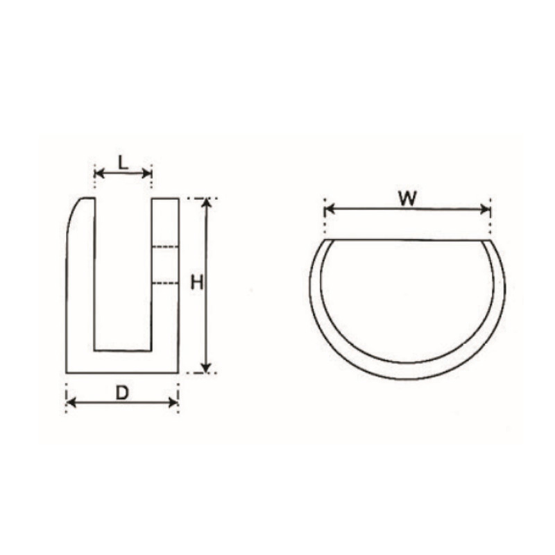 GBF-872-Зажимы для стекла