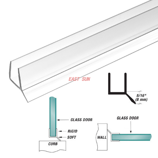 Герметизация и протирание (двойной твердость) для стекла толщиной 1/2 дюйма (12 мм)