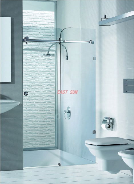 Раздвижная система серии Bristol из матовой нержавеющей стали на 180 градусов