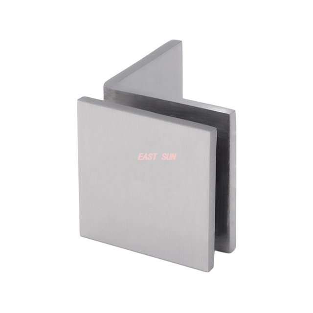 Квадратные настенные зажимы для стекла с большой ножкой