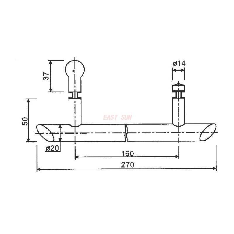 PD-006-Дверные ручки для душа