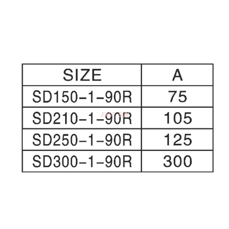 SD-150-1-90R-Паук Фитинг
