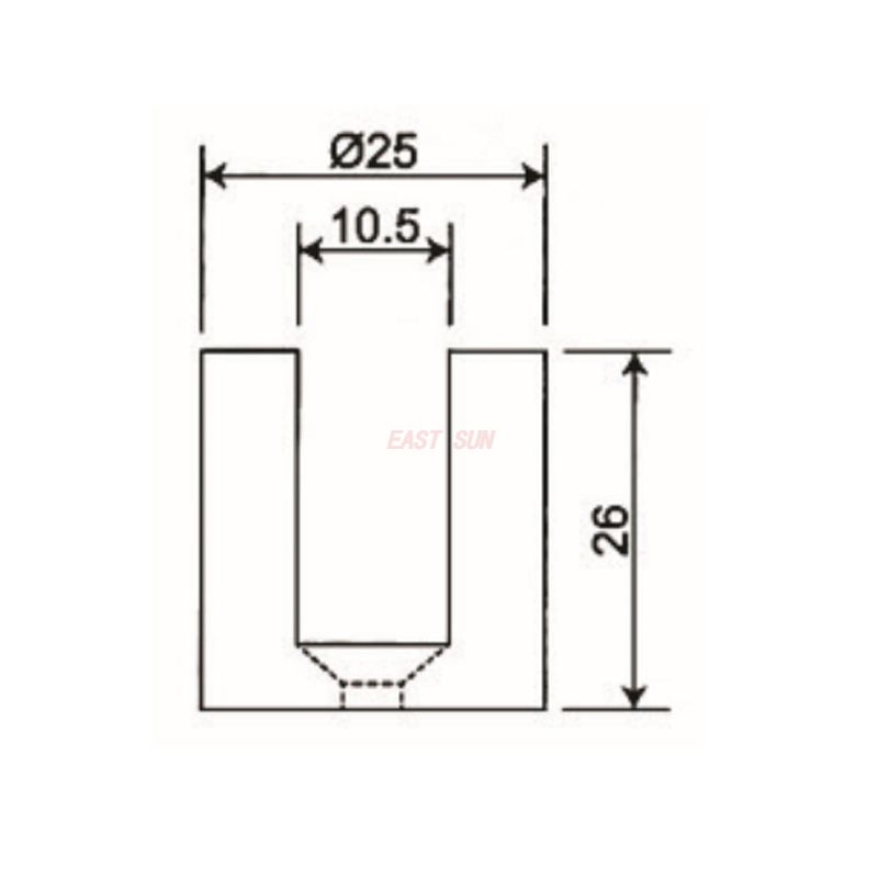 Зажимы для стекла под углом 90 градусов 