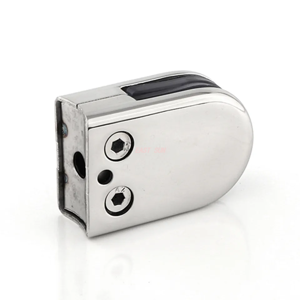 Аксессуары для крепления перил из нержавеющей стали 304, зажим для крепления стекла Inox, бескаркасный зажим из нержавеющей стали для лестницы, стеклянный зажим