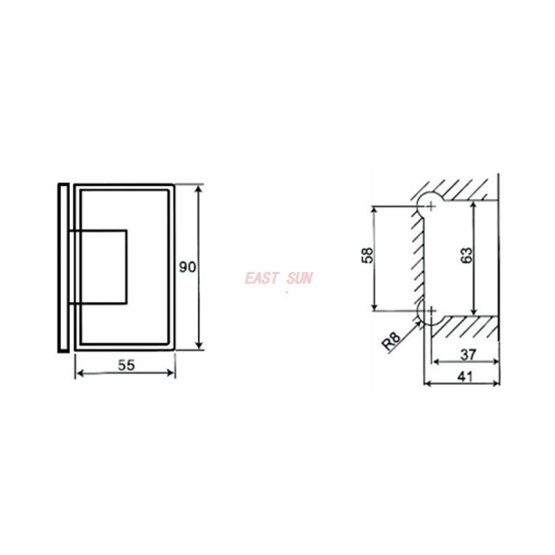 Шарнир для душа 