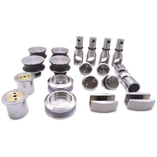 Комплект фурнитуры для безрамной стеклянной раздвижной душевой двери SS304