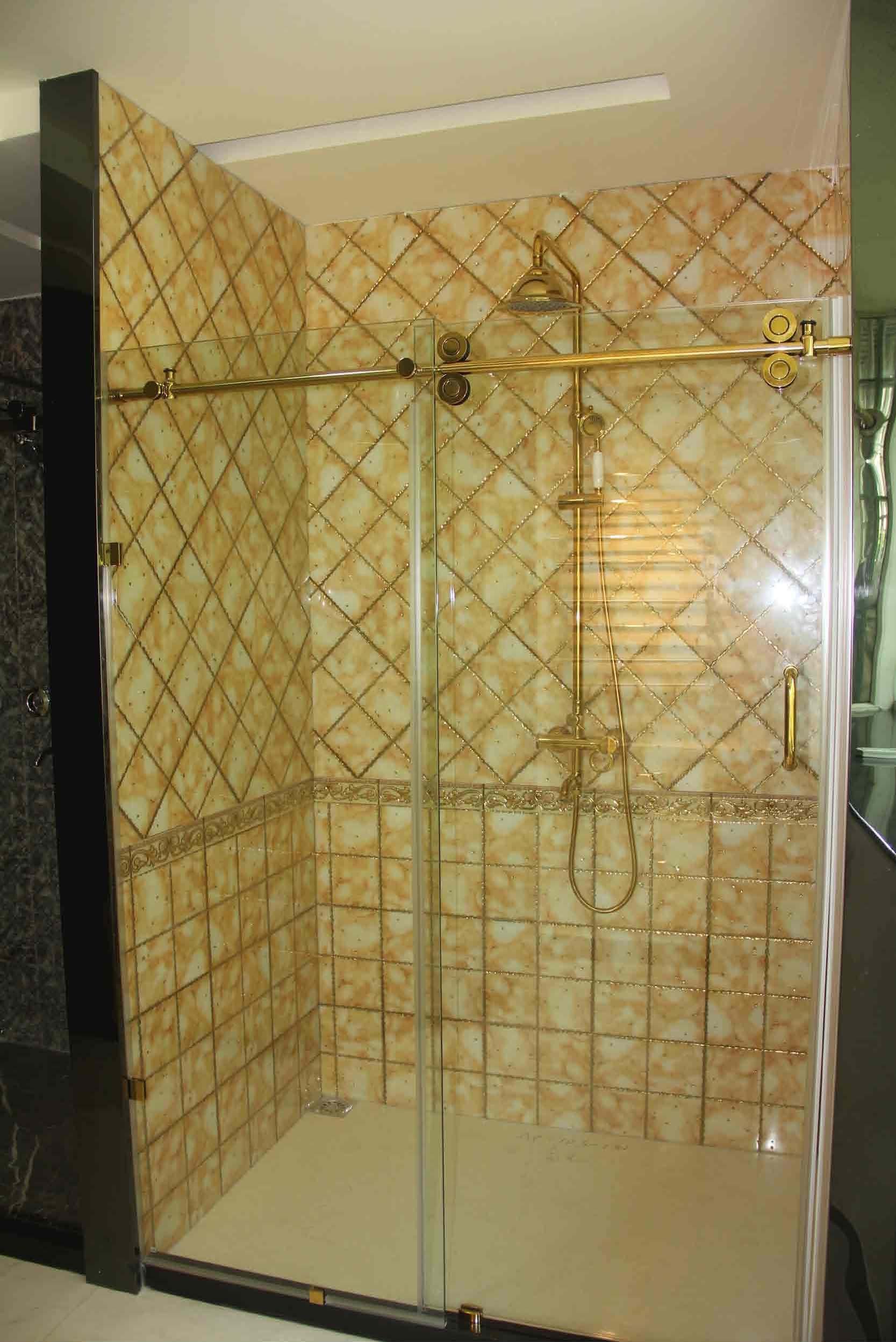 Современная дверь, дизайн ванной комнаты, стеклянная дверь, простая душевая кабина, ванная комната