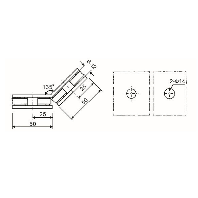 GBF-834-Зажимы для стекла