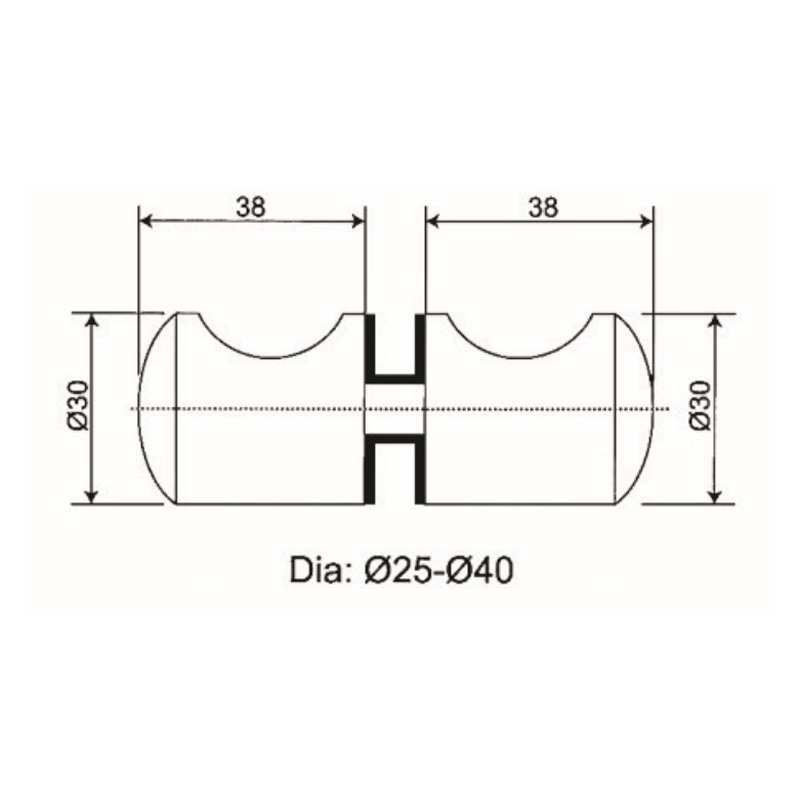 GDK-05- Ручка душевой двери