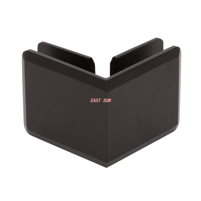 Зажим стекло-стекло со скошенной кромкой под углом 90°