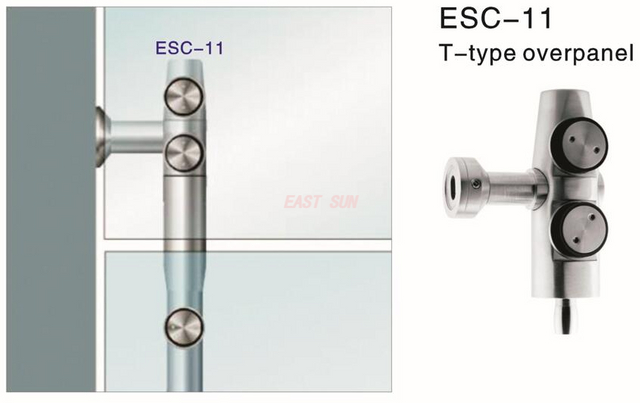 Стеклянная поворотная дверь Т-образная панель Dorma MAB
