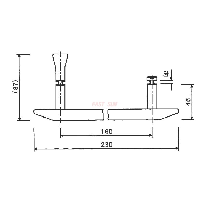 PD-005-Дверные ручки для душа