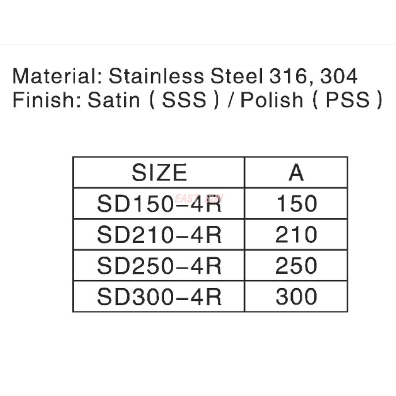SD-150-4R-Паук Фитинг