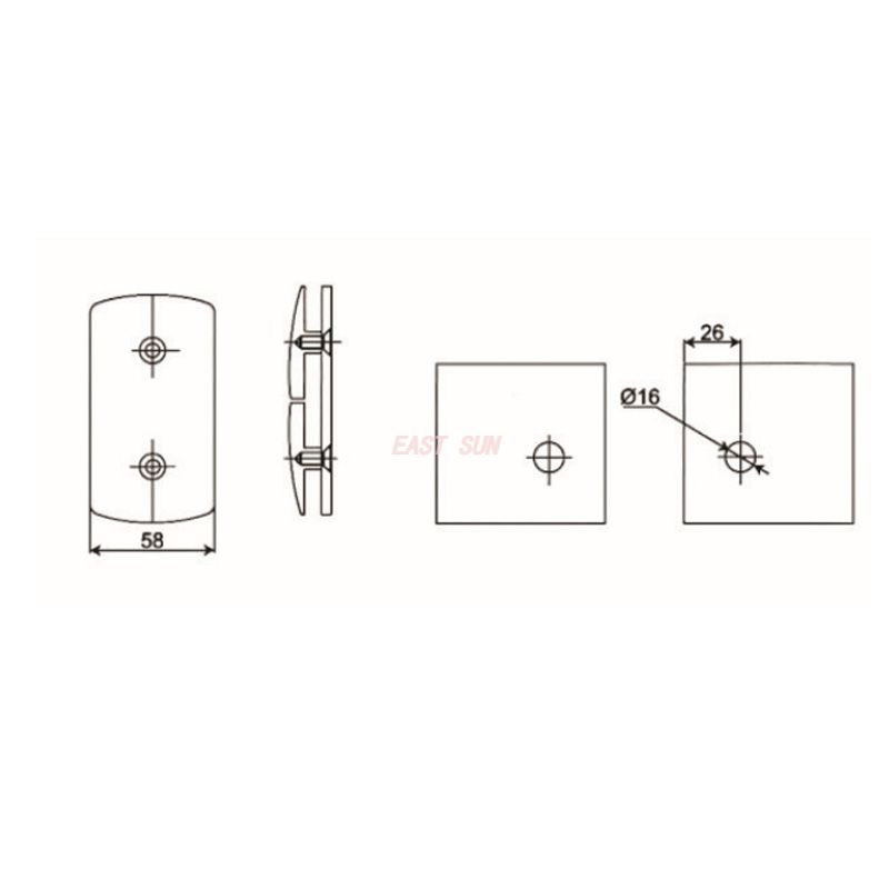 стеклянные рельсовые зажимы