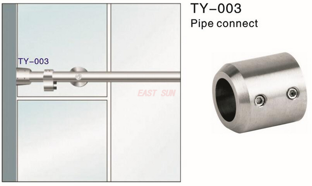 Сверхмощное соединение труб для раздвижных дверей