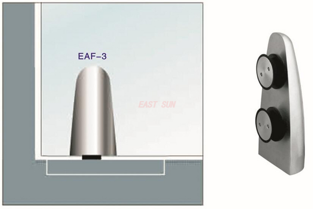 Кривая ось для стекла, двери, пола, ось Dorma MAB