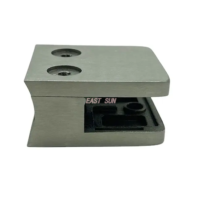  Стеклянный кронштейн для крепления стекла, безрамный стеклянный зажим, стеклянный зажим для лестничного крана из нержавеющей стали