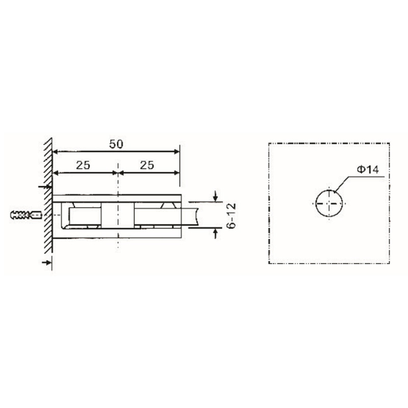 GBF-831S-Зажимы для стекла