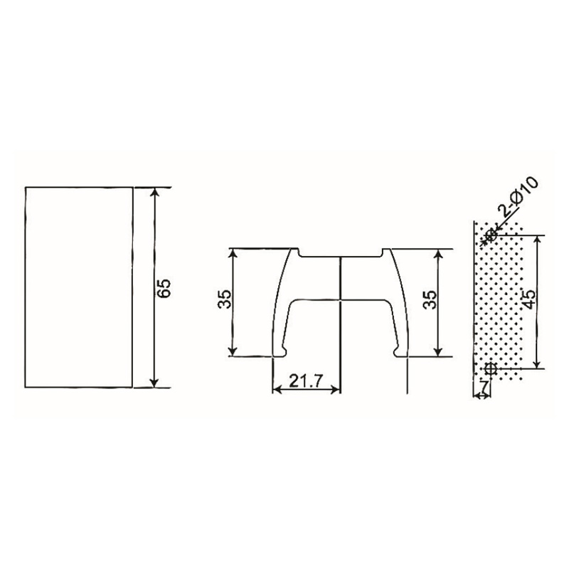 ГДК-45- ручка для душевой кабины